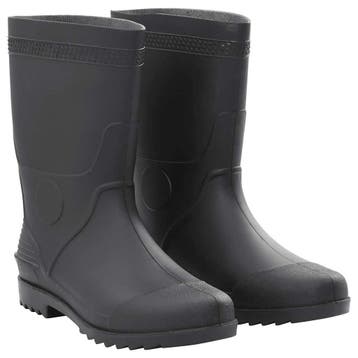 vidaXL Regenlaarzen maat 46 PVC zwart, Verzenden, Nieuw