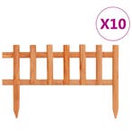 vidaXL Gazonranden 10 st 4,4 m vurenhout, Tuin en Terras, Verzenden, Nieuw