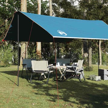vidaXL Kampeerluifel waterdicht 460x305x210 cm blauw, Verzenden