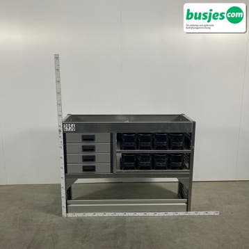 Aluca bedrijfswageninrichting 1255x420x950mm (2956), Verzenden, Gebruikt