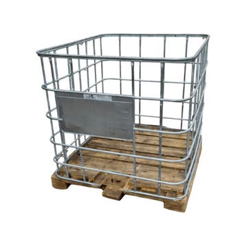 IBC kooi houten pallet IBC011, Tuin en Terras, Zo goed als nieuw