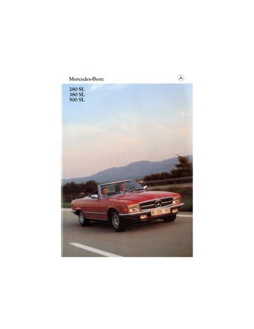 1981 MERCEDES BENZ SL BROCHURE NEDERLANDS, Ophalen of Verzenden, Nieuw
