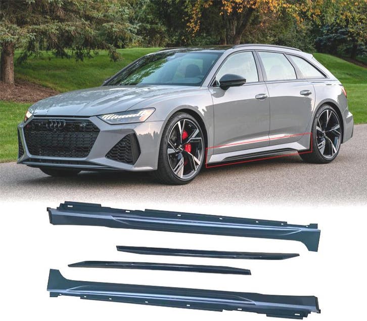 BAS DE CAISSE AUDI A6 19-24 LOOK RS6, Autos : Pièces & Accessoires, Carrosserie & Tôlerie, Envoi