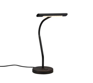 Trio CURTIS tafellamp | LED | mat zwart | 18 x 35 cm | IP20, Verzenden, Nieuw
