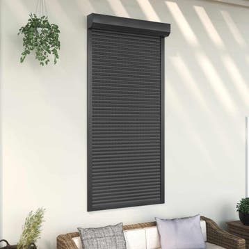 vidaXL Rolluik Antraciet 100 x 210 cm Aluminium en, Doe-het-zelf en Bouw, Verzenden, Nieuw