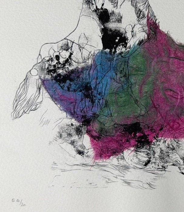 Lebadang Dang (1921 - ) - Chevaux, Antiquités & Art, Antiquités | Autres Antiquités