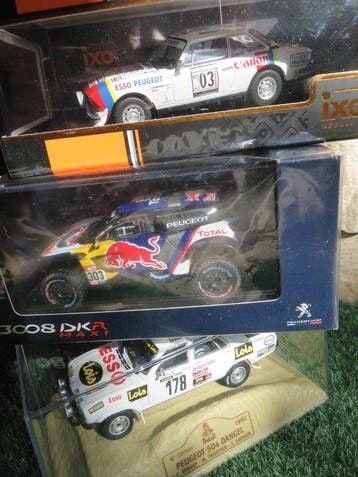 Spark, IXO, Norev 1:43 - Model sportwagen (4) - 3 Peugeot TT