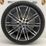 Porsche Macan ORIGINELE 21inch Turbo III met winterbanden, Auto-onderdelen, Banden en Velgen, Ophalen, Gebruikt, 295 mm, Banden en Velgen