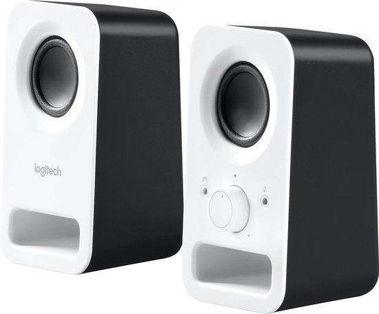 Speakerset - Wit Logitech Z150 - (PC Accessoires), Computers en Software, Pc- en Netwerkkabels, Nieuw, Verzenden