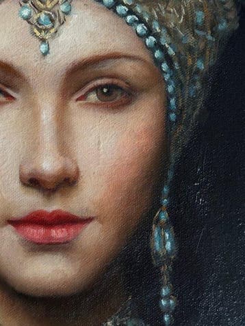 Giuseppe Giglio (1957) - La regina di smeraldo, Antiek en Kunst