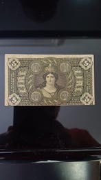 Italië. -5 Lire 30/10/1867 Banca Nazionale nel Regno -
