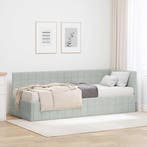 vidaXL Hoekbedframe met Matras met hoofdeinde 2 pcs, Huis en Inrichting, Slaapkamer | Bedden, Verzenden, Nieuw