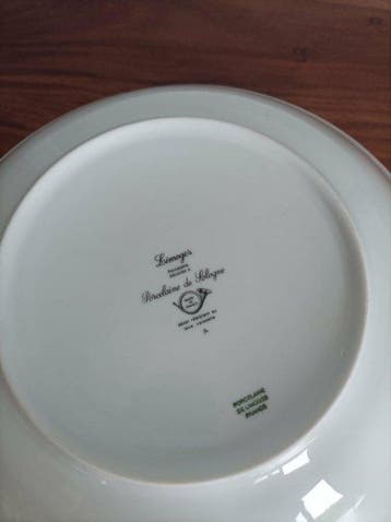 Plat de service (6) - Porcelaine - Porcelaine de Sologne