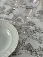 Tafelkleed Toile de Jouy voor grote tafels. Franse