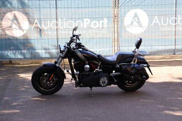 Veiling: Motor Harley-Davidson Dyna Fat Bob Benzine 2014, Motos, Motos | Harley-Davidson