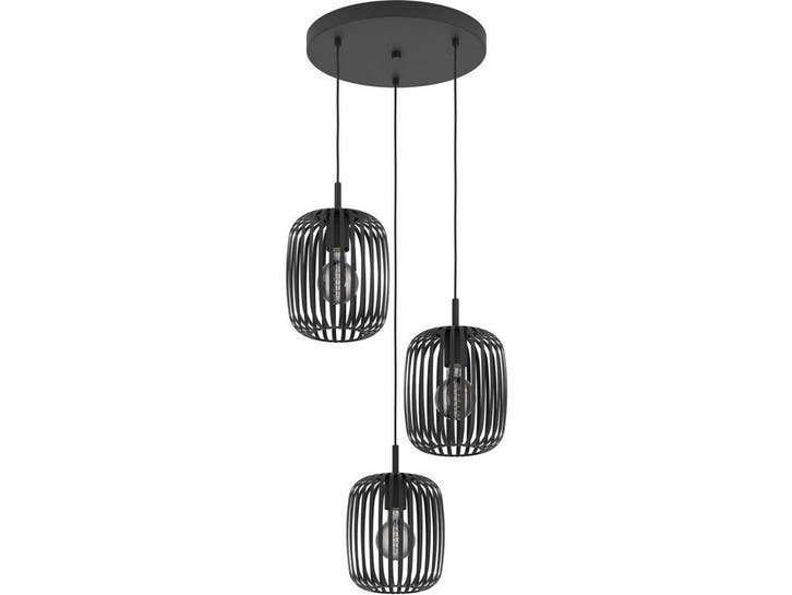 EGLO Romazzina - Hanglamp - Ø 46 cm - Zwart, Maison & Meubles, Lampes | Suspensions, Envoi