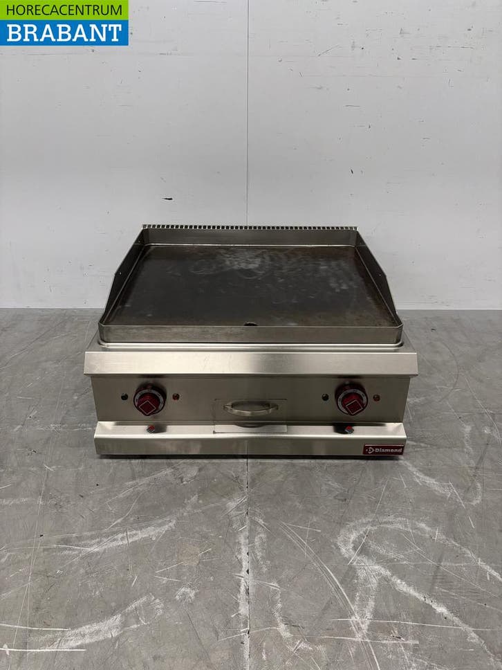 RVS Diamond Gladde Bakplaat Grillplaat 70 cm 400V Horeca, Articles professionnels, Horeca | Équipement de cuisine, Enlèvement ou Envoi