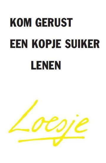 Kom gerust een kopje suiker lenen 9789046114544 Loesje, Verzenden, Loesje