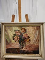 Escuela postimpresionista (XX) - Rosas amarillas