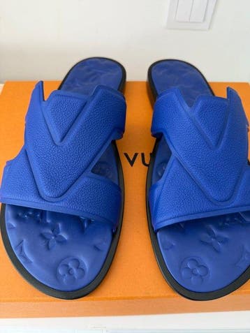 Louis Vuitton - Platte sandalen - Maat: EU 45, Nieuw
