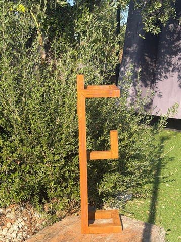 Ana Lucia B.M - Sculpture Corten - XL - No Reserve