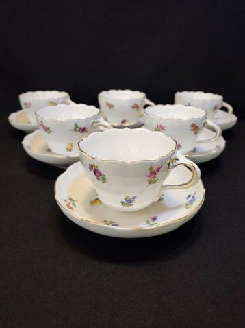 Meissen - Service à café pour 6 personnes (12) -