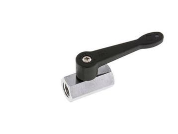 G 1/4 2-Way Brass Mini Ball Valve Long Handle 15 Bar, Verzenden, Nieuw