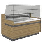 Uitstaltoonbank EN & GN, hoge ruit, geventileerd, zonder res, Verzenden