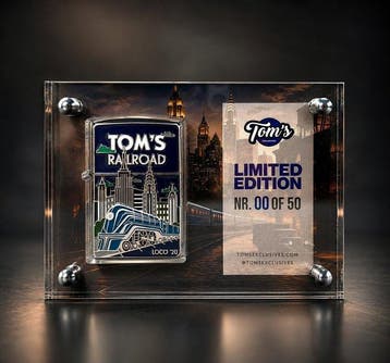 Zippo - Zippo Tom’s Exclusives Railroad Night edition, Nieuw