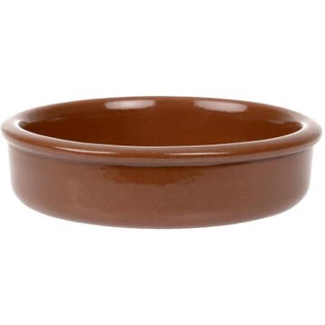 Tapasschaaltjes | Keramiek | Bruin | 24 Stuks | Ø100mm, Verzenden