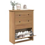 vidaXL Schoenenkast PANAMA 80x35x105 cm massief grenenhout, Verzenden, Nieuw