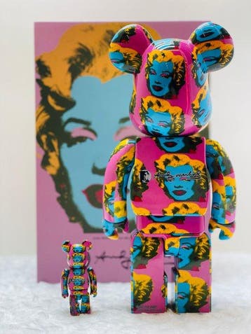 Medicom Toy - BE@RBRICK Andy Warhol Marilyn Monroe 400% &