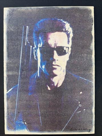 Emma Wildfang - 1 Original drawing - Terminator - Arnold, Nieuw
