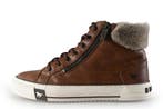 Mustang Hoge sneakers in maat 38 Bruin, Bruin, Verzenden, Zo goed als nieuw, Sneakers