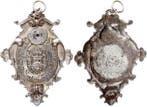 Allemagne. Tragbares, versilbertes Abzeichen 1909 Auf das