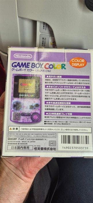Nintendo - Gameboy Color - Game Boy Color (Clear Purple) -