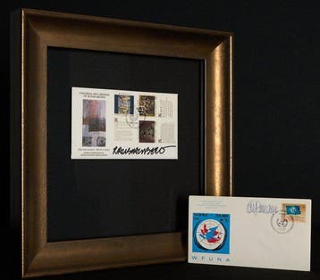Robert Rauschenberg (1925-2008) - Signiert - First Day Cover