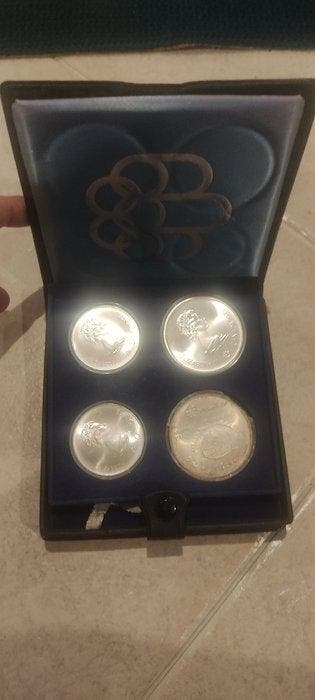 Canada. 5 Dollars / 10 Dollars 1975 Olympics Games (4, Postzegels en Munten, Munten | Europa | Niet-Euromunten