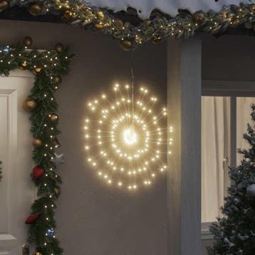 vidaXL Kerstverlichting vuurwerk 4 st 140 warmwitte LEDs 17, Diversen, Verzenden, Nieuw