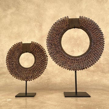 Decoratief ornament - NO RESERVE PRICE - Pair of caramel