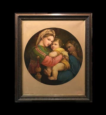 École Française (c. 1900) - La Madonna della Seggiola