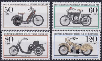 Berlijn - 1983 - Motoren - Postfris, Postzegels en Munten, Postzegels | Europa | Duitsland, Verzenden, Overige periodes, Postfris