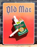 Emaille bord Old Mac Viriginia mild, Verzenden