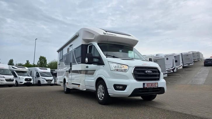 Benimar Cocoon 463 op Ford met automaat en twinbedden 57709, Caravans en Kamperen, Mobilhomes, Cassettetoilet, Automaat, L-zit