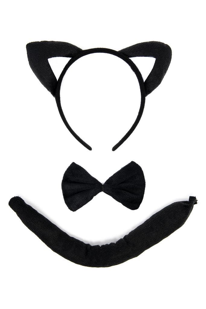 KIMU® Kat Haarband Oren Strik Staart Diadeem Set Zwart Wit Z, Vêtements | Femmes, Costumes de carnaval & Vêtements de fête, Enlèvement ou Envoi
