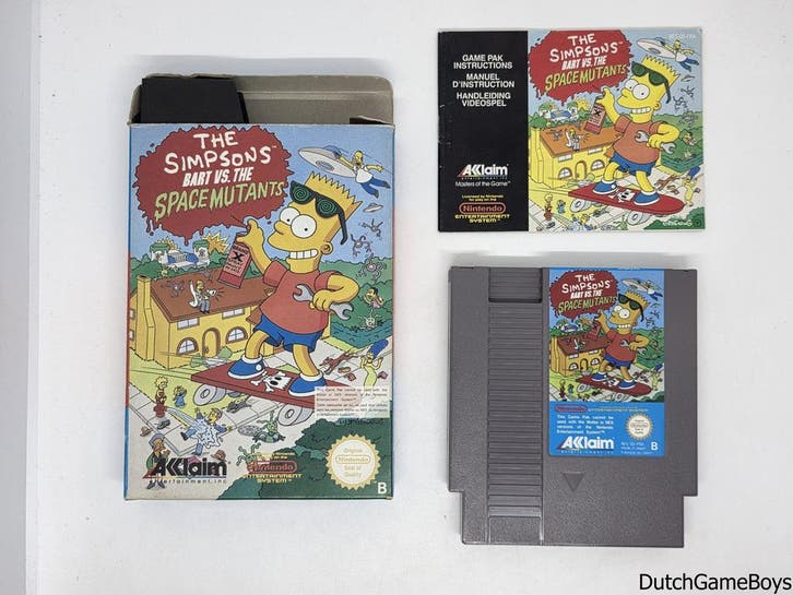 Nintendo Nes – The Simpsons: Bart vs. The Space Mutants - FR, Consoles de jeu & Jeux vidéo, Jeux | Nintendo NES, Envoi