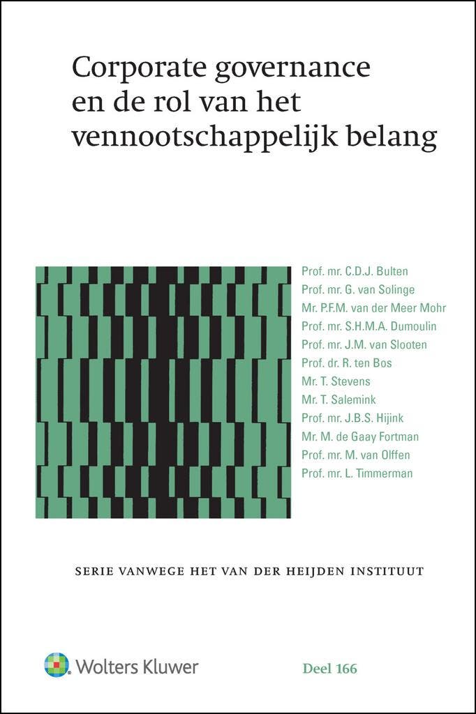 Corporate governance en de rol van het vennootschappelijk, Boeken, Wetenschap, Zo goed als nieuw, Verzenden