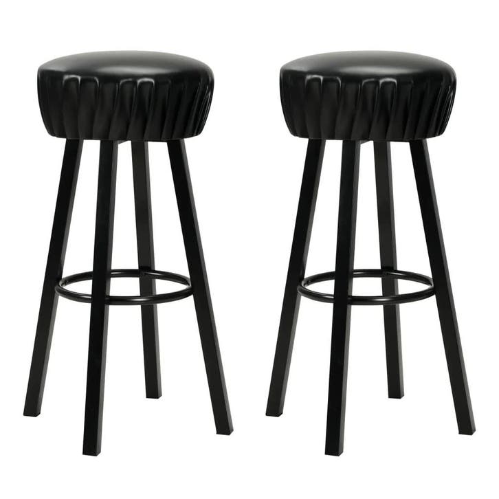 2x Barstoelen industrieel zwart | Tweede kansje | OP = OP, Maison & Meubles, Tabourets de bar, Envoi