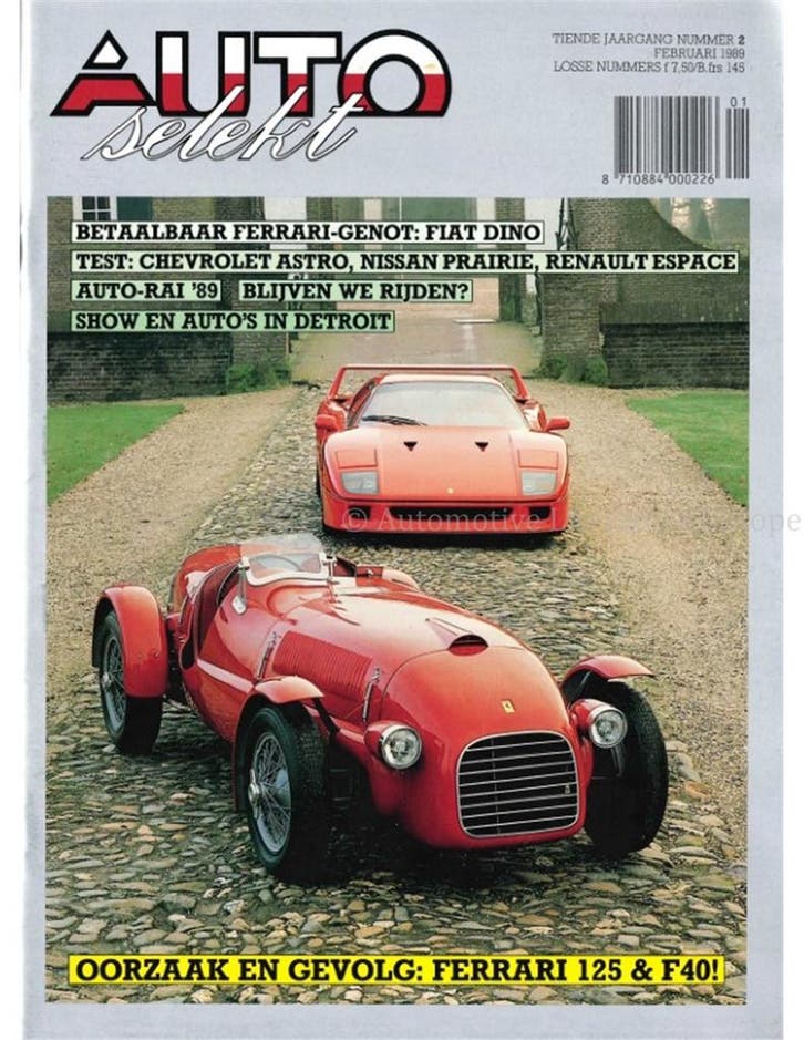 1989 AUTO SELEKT MAGAZINE 02 NEDERLANDS, Livres, Autos | Brochures & Magazines