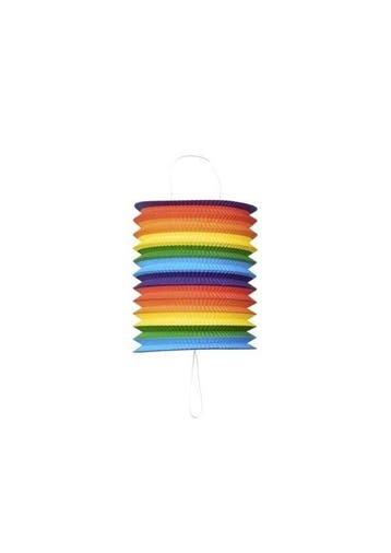 Regenboog Lampion 16cm, Verzenden, Nieuw